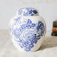 Vintage Maling Ironstone Chinoiserie Ginger Jar