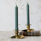 Vintage Pair of Brass Boat Propeller Candlestick Holders