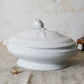 Antique Ironstone Covered Vegetable Dish by T & R Boote