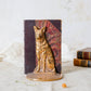 Vintage Brass German Shepherd Bookends