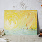 Vibrant Original Seascape - Modern Impressionist Sailboats at Sunset