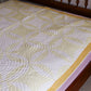 Vintage Yellow Robbing Peter to Pay Paul Quilt, c1940