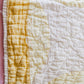 Vintage Yellow Robbing Peter to Pay Paul Quilt, c1940