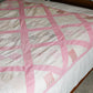 Vintage Pink and White Four Square Quilt TOP, c1930