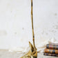 Vintage Heavy Brass Fox and Whip Doorstop by Virginia Metalcrafters