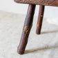 Primitive Handmade Wood Milking Stool