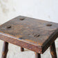 Primitive Handmade Wood Milking Stool