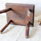 Primitive Handmade Wood Milking Stool