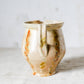 Vintage European Glazed Terracotta Pitcher