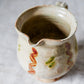 Vintage European Glazed Terracotta Pitcher
