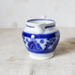 Antique Ironstone Flow Blue Cream Pitcher