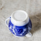 Antique Ironstone Flow Blue Cream Pitcher