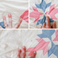 Vintage "Four Little Birds" Pink and Blue Quilt TOP, c1930