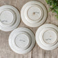 Antique Set of 4 Ironstone Plates - Grecian by Thomas Till, c1870