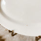 Vintage White Chunky 9" Restaurant Ware Platter by Iroquois China