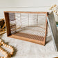 Vintage Rustic Hendryx Metal Bird Cage with Removable Bottom