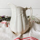 Antique Wilkinsons English Stained Crazed Ironstone 6.5" Wheat Pitcher, c1920