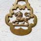 Vintage English Horse Brass Bridle Medallions