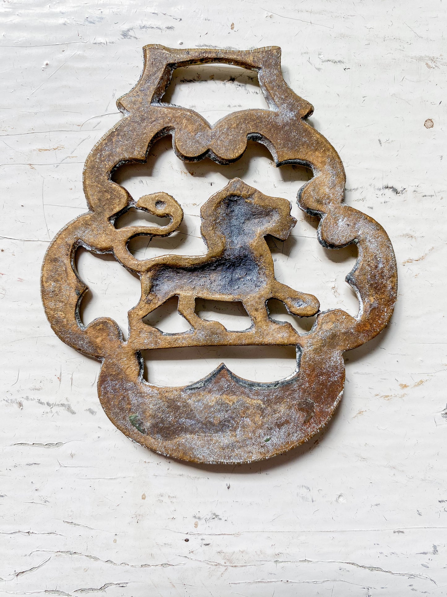 Vintage English Horse Brass Bridle Medallions