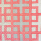 Vintage Crossed Square Pink and White Shirting Quilt, c1920