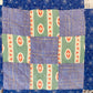 Antique Indigo Blue Nine Patch Quilt with Paisley Backing, c1900