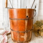 Vintage Wood Ice Cream Bucket with White Mountain Churn | Rustic Farmhouse Decor