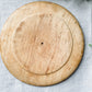 Vintage English Carved Round 11" Bread Board