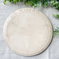 Vintage English Carved Round 11" Bread Board