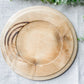 Vintage English Carved Round 11" Bread Board