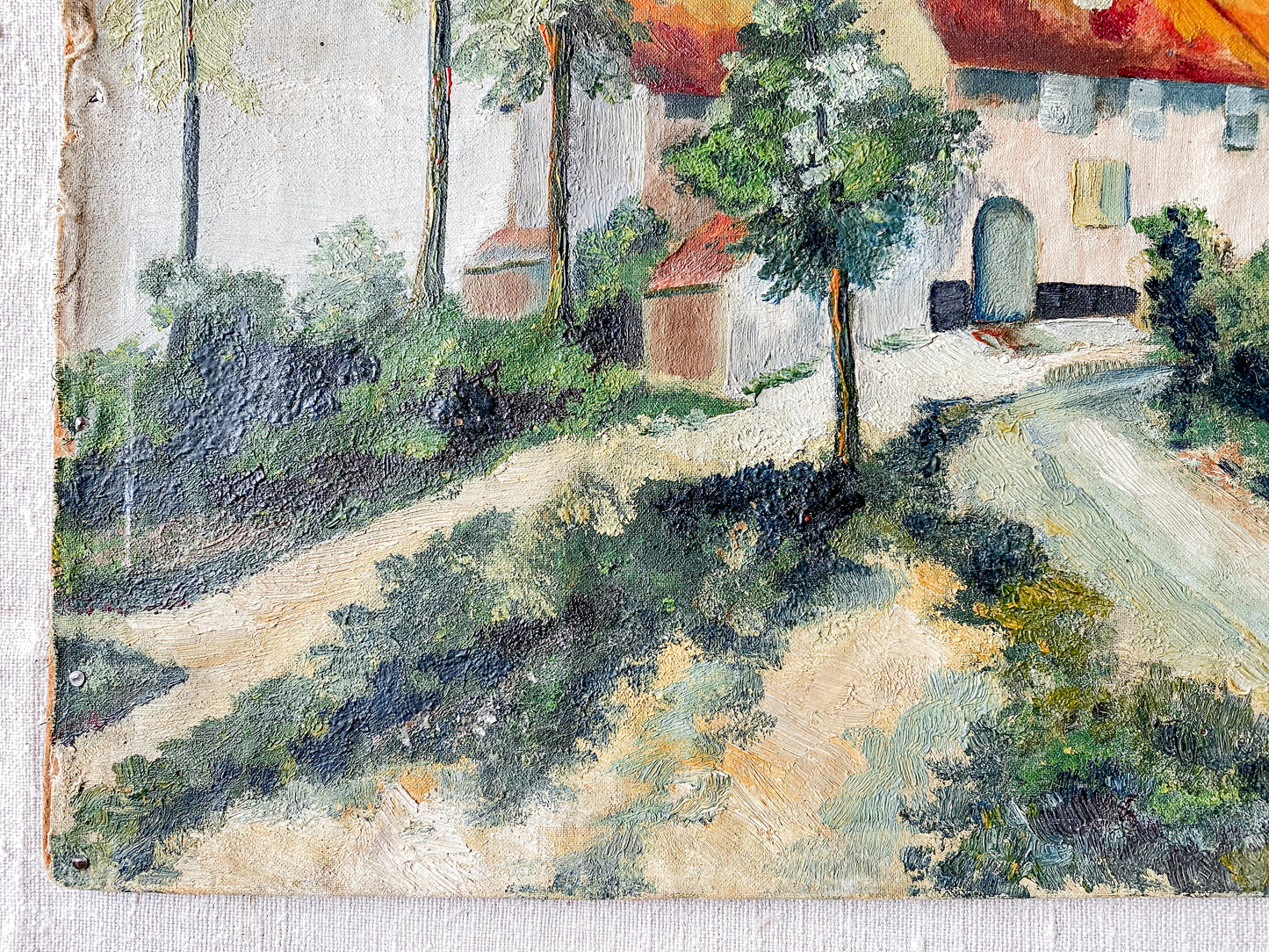 Vintage Rustic French Painting