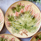 Set of 4 Vintage German Majolica Leaf Plates