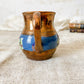 Antique Copper Luster 3.5" Pitcher with Pastoral Scene