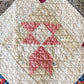 Antique Red and Blue Basket Quilt | Cutter Stacking Quilt