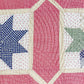 Antique 8 Point Stars in Garden Maze Quilt, c1910