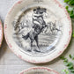 Cavaliers Set of 4 Equestrian French Conversation Plates