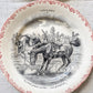 Cavaliers Set of 4 Equestrian French Conversation Plates