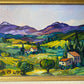 Les Collines Mauve by Betty Wittwe, 2000 | Original French Landscape Oil Painting