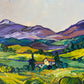 Les Collines Mauve by Betty Wittwe, 2000 | Original French Landscape Oil Painting
