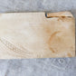 Vintage English Carved Wood Cutting Board with Sheffield Bread Knife