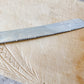 Vintage English Carved Wood Cutting Board with Sheffield Bread Knife