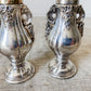 Set of 2 Vintage Silver Plate Salt and Pepper Shakers | Baroque by Wallace Silver
