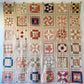 Antique Sampler Block Quilt c1880