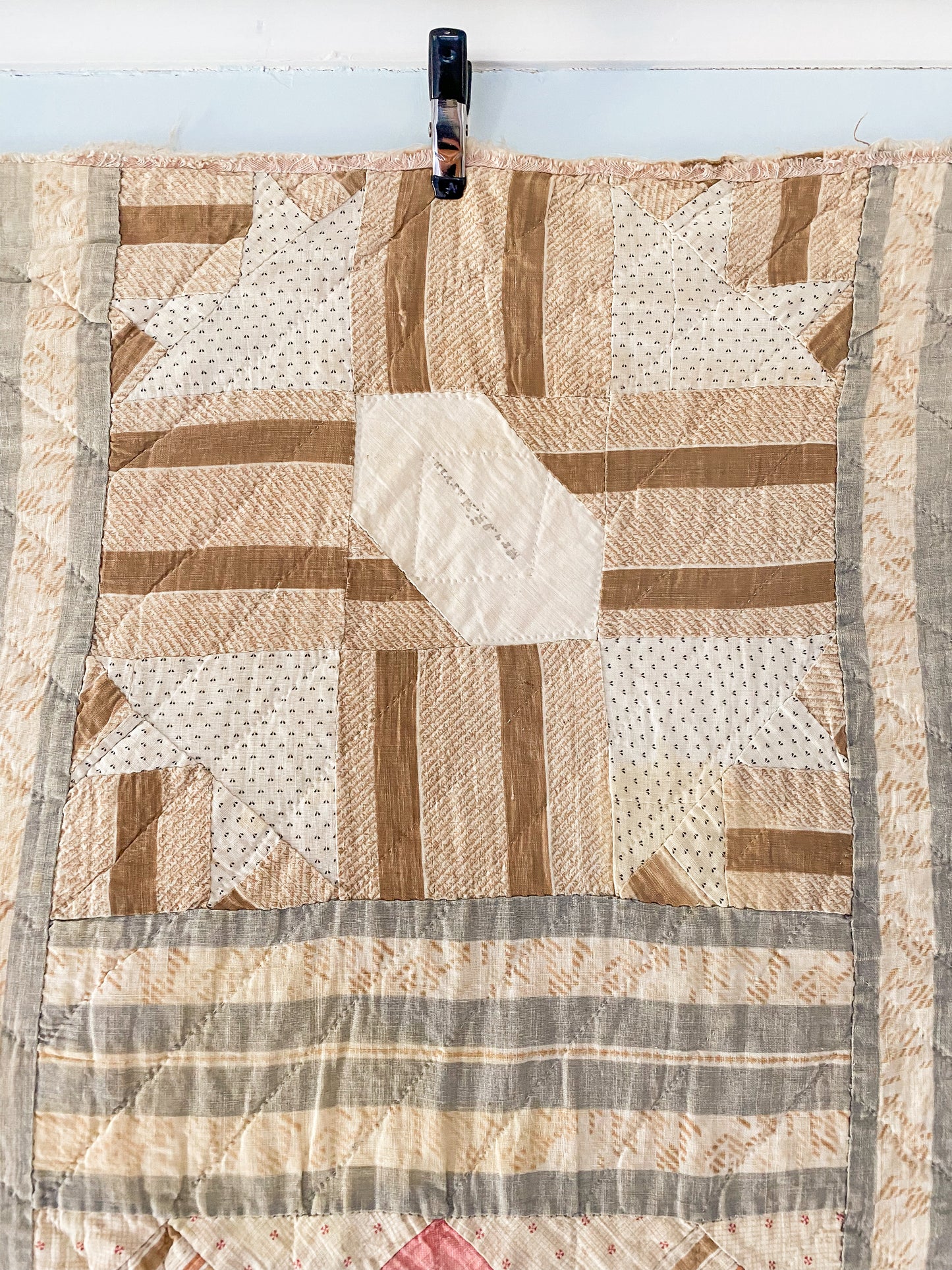 Antique Sampler Block Quilt c1880