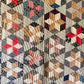 Antique Hexagon Six-Point Star Block Quilt, c1880