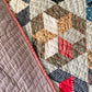 Antique Hexagon Six-Point Star Block Quilt, c1880