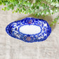 Antique Gilt Flow Blue Ironstone Relish Dish - Lakewood by Wood & Son