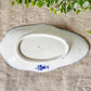 Antique Gilt Flow Blue Ironstone Relish Dish - Lakewood by Wood & Son