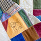 Antique 1919 Signed Crazy Quilt by Melinda | Kansas Farmhouse Quilt with Provenance
