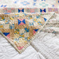 Vintage Signed Dated Nine Patch Quilt | Cutter Stacker Picnic Blanket