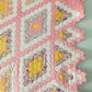 Vintage Radiating Diamond Fields Pink Quilt, c1930